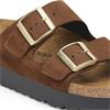 Birkenstock Arizona Flex Platform Nubuck - Dark Tea